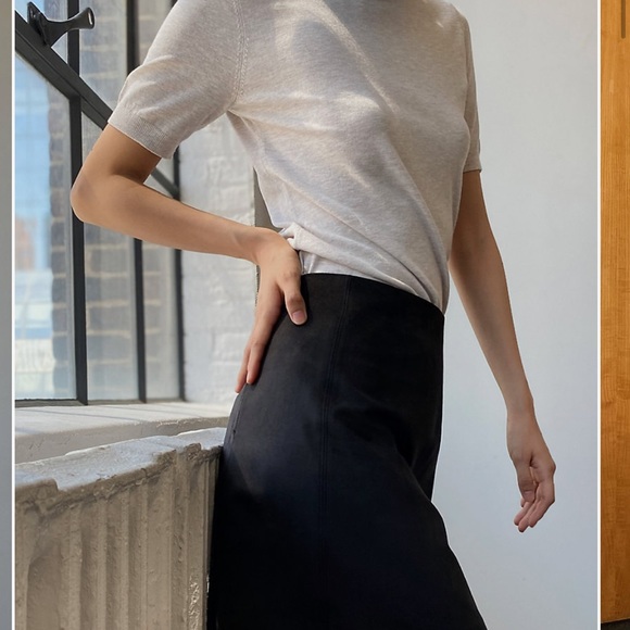 Aritzia Babaton black modern skirt - Picture 2 of 7